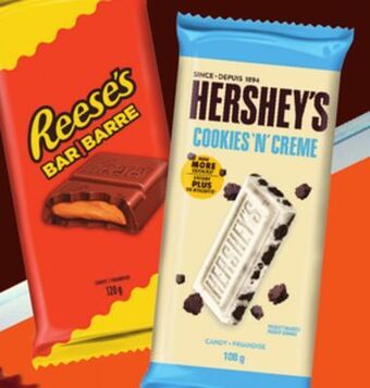 Chalo FreshCo Hershey's family bars (90-120 g) offer