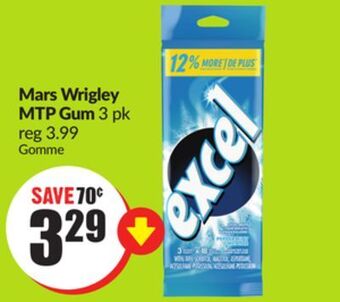 Chalo FreshCo Mars wrigley mtp gum 3 pk offer