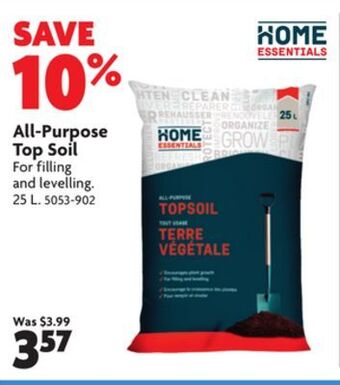 Home Hardware All-purpose top soil offer