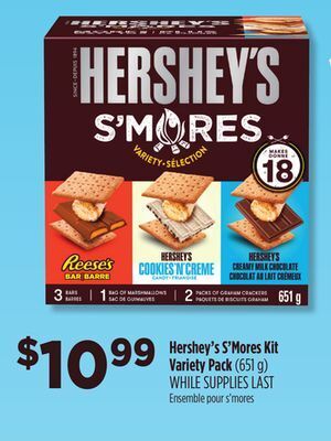 Chalo FreshCo Hershey's s'mores kit variety pack (651 g) offer