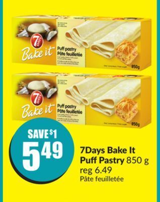 Chalo FreshCo 7days bake it puff pastry 850 g offer