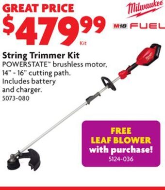 Home Hardware String trimmer kit offer