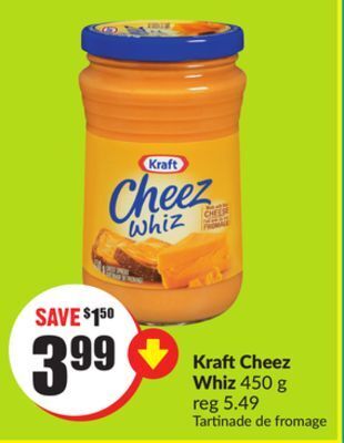 Chalo FreshCo Kraft cheez whiz 450 g offer