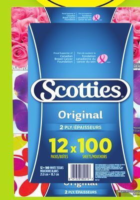 Chalo FreshCo Scotties facial tissue 12 pk offer