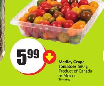 Chalo FreshCo Medley grape tomatoes 680 g product of canada or mexico offer