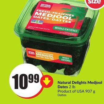 Chalo FreshCo Natural delights medjool dates 2 lb product of usa 907 g offer