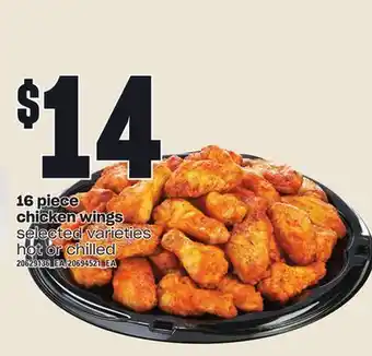 Zehrs Markets 16 piece chicken wings offer