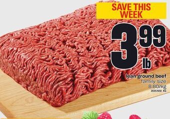 Zehrs Markets Lean ground beef offer