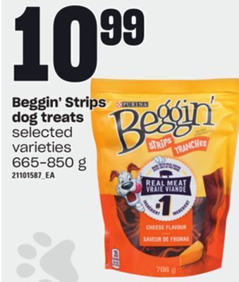 Zehrs Markets Beggin' strips dog treats, 665-850 g offer