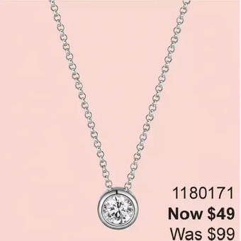 Charm Diamond Necklace offer