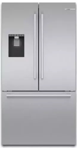Home Depot Bosch 36 26 cu. ft. french door refrigerator with home connect in stainless steel offer