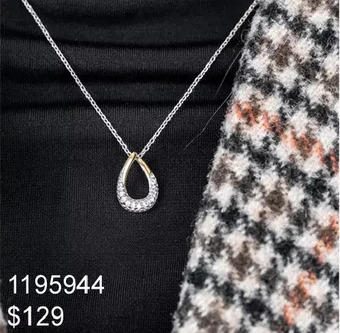 Charm Diamond Elle caramel necklace offer