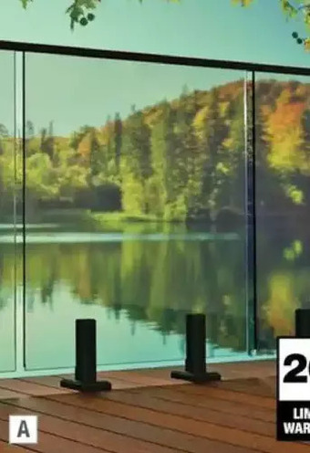 Home Depot Peak mountain view railing - matte black finish offer