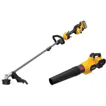 Home Depot 2-piece dewalt 60v flexvolt string trimmer and blower combo kit offer
