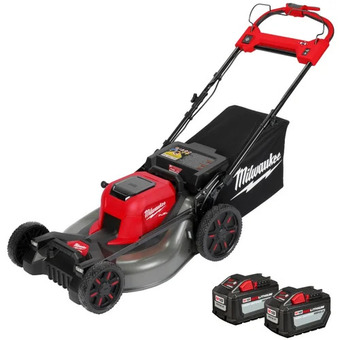 Home Depot M18 fuel 18v brushless cordless 21-inch walk behind self-propelled lawn mower w/(2) 12.0 ah battery offer