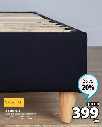 JYSK Scandi base offer