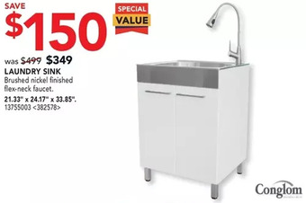 RONA Conglom laundry sink offer