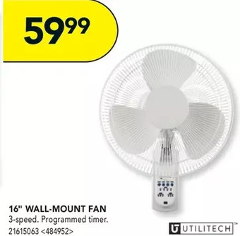 Lowe's Utilitech 16 wall-mount fan offer