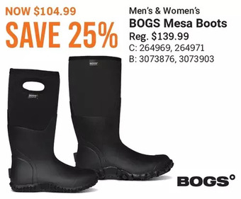 Bass Pro Men's & women's bogs mesa boots offer