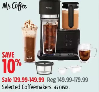 Canadian Tire Mr. coffee coffeemakers offer