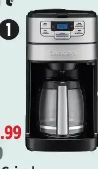 Canadian Tire Cuisinart automatic grind & brew 12-cup coffeemaker offer