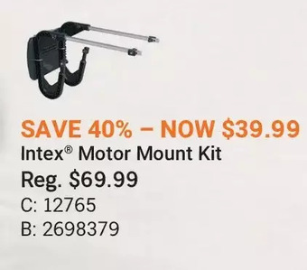 Cabela's Intex motor mount kit offer