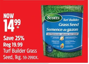 Canadian Tire Scotts turf builder grass seed offer