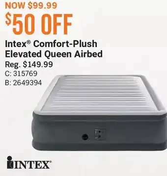 Cabela's Intex comfort-plush elevated queen airbed offer