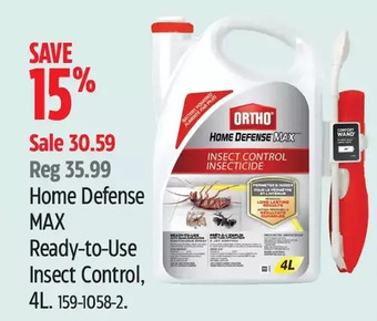 Canadian Tire Home defense max ready-to-use insect control offer