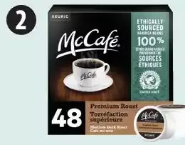 Canadian Tire Tim hortons or mccafé k-cup pods, 48-ct offer