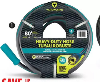 Canadian Tire Yardworks dry seal 8' heavy-duty pvc hose offer