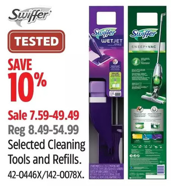 Canadian Tire Swiffer cleaning tools and refills offer