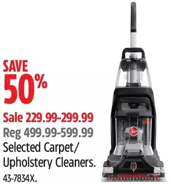 Canadian Tire Carpet/upholstery cleaners offer