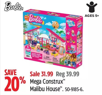 Canadian Tire Mega construx malibu house offer