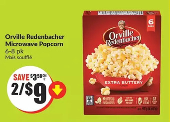 FreshCo Orville redenbacher microwave popcorn offer