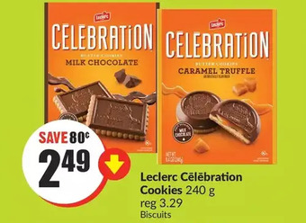 FreshCo Leclerc célébration cookies offer