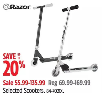 Canadian Tire Razor scooters offer