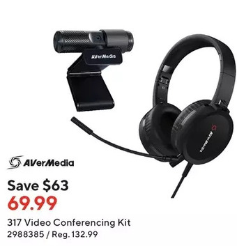 Staples Avermedia 317 video conferencing kit offer