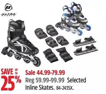 Canadian Tire Inline skates offer