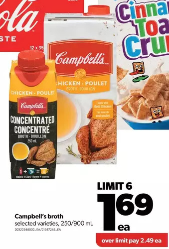 Real Canadian Superstore Campbell's broth offer