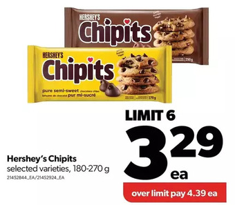Real Canadian Superstore Hershey's chipits offer