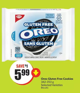 FreshCo Oreo gluten free cookies offer