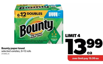 Real Canadian Superstore Bounty paper towel offer