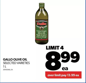 Real Canadian Superstore Gallo olive oil offer