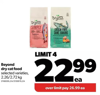 Real Canadian Superstore Beyond dry cat food offer