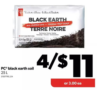 Real Canadian Superstore Pc black earth soil offer