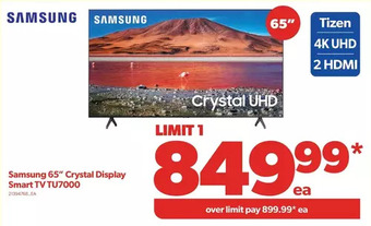 Real Canadian Superstore Samsung 58 crystal display smart tv offer