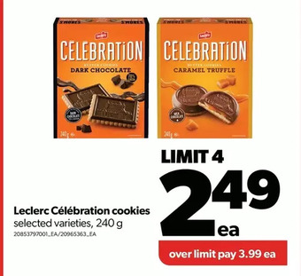 Real Canadian Superstore Leclerc célébration cookies offer
