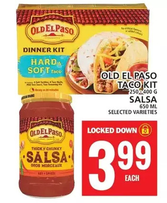 Food Basics Old el paso taco kit | salsa offer