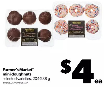 Real Canadian Superstore Farmer's market mini doughnuts offer